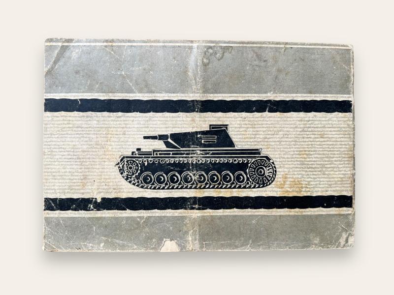 German WWII Booklet 'Panzerknacker'