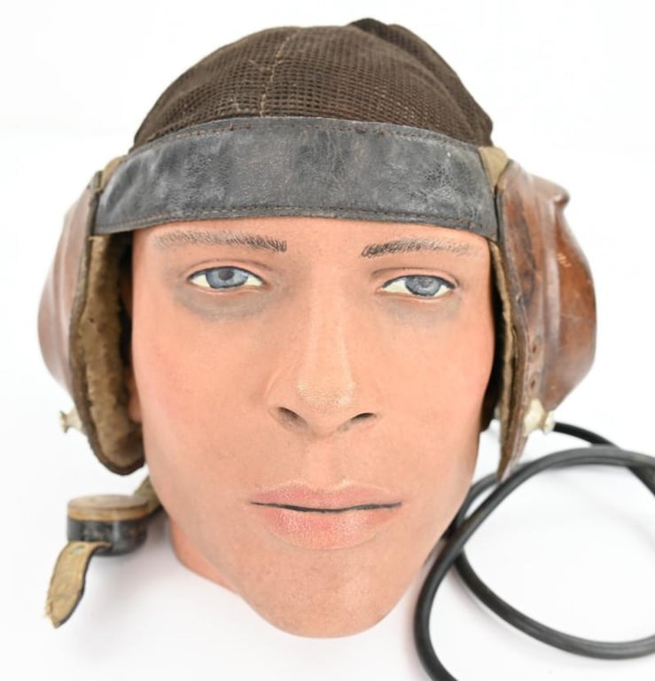 German LW Summer Flying Helmet LkpN101
