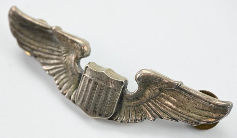 USAAF WW2 Sterling Pilot Wing