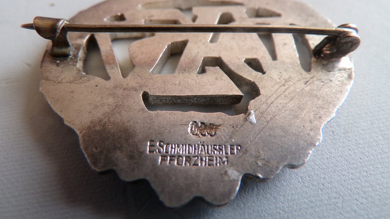 D.A.S.V Sportabzeichen in Silver 1934