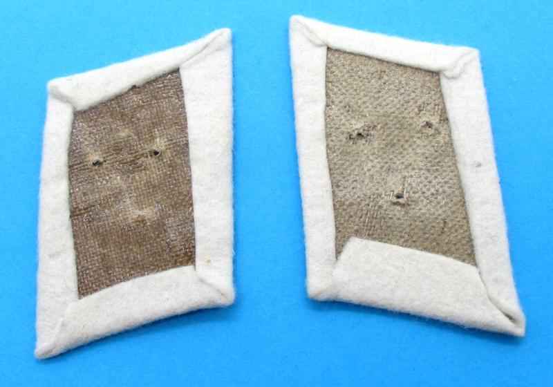Luftwaffe Hermann Göring division Panzer collar tabs .