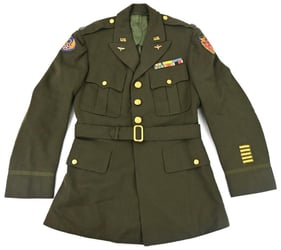 USAAF WW2 LTC 4-pocket officer tunic 8th Air...