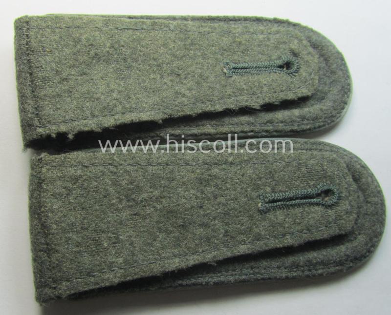 Pair of WH (Heeres) so-called: 'M40 o. M43'-pattern, NCO-type shoulderstraps: 'Feldwebel der Nachschub-Trpn.'