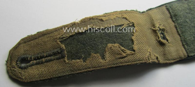 Single, WH (Heeres) EM-type 'cyphered' shoulderstrap: 'Soldat des Nachrichten-Abteilungs 40'