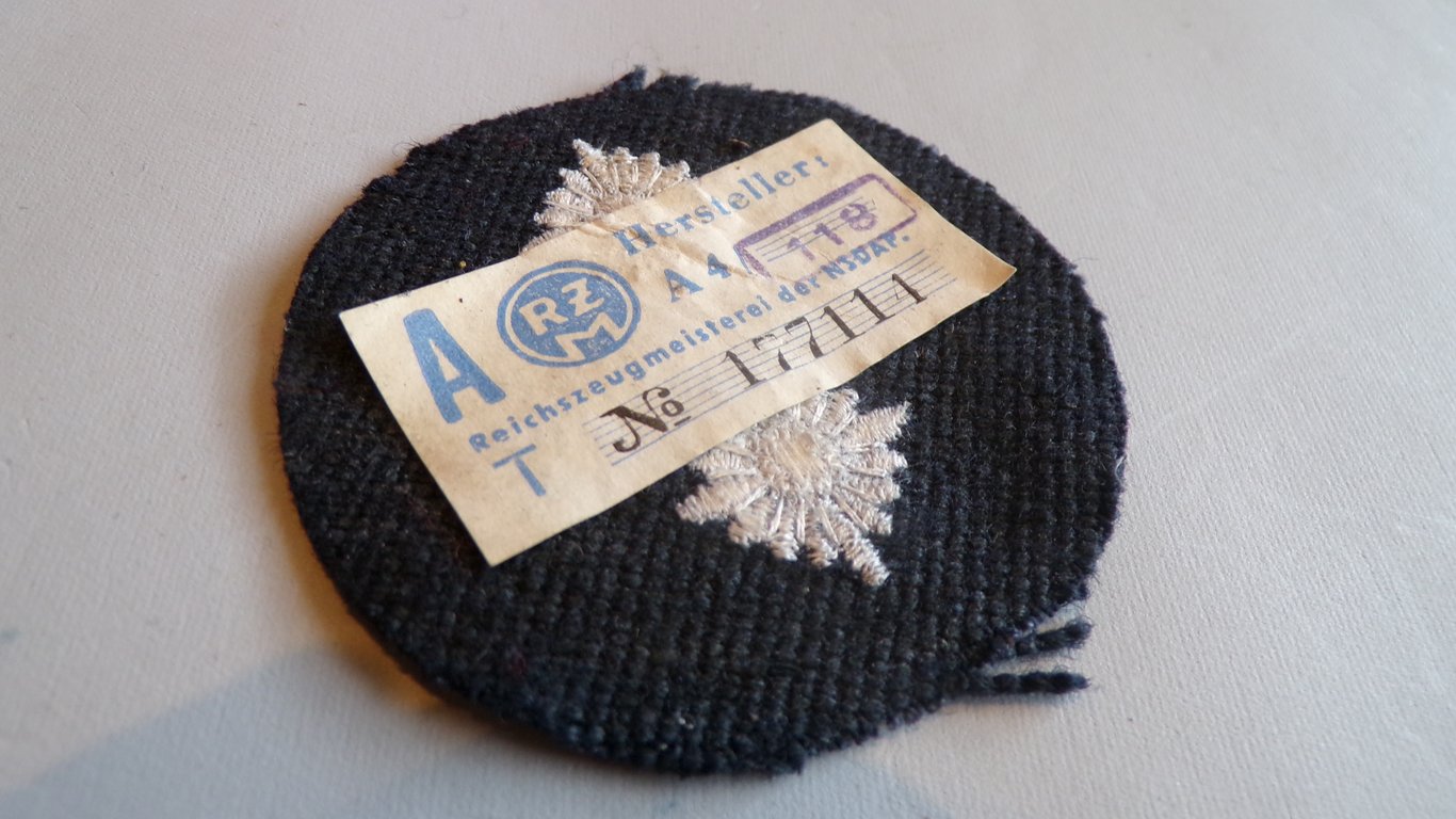 HJ Scharführer Summer Sleeve Rank Patch (Uniform Removed)