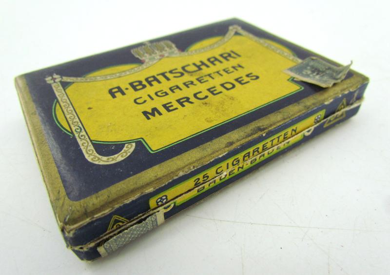 A. Batschari Mercedes cigaretten Carboard box ( empty )