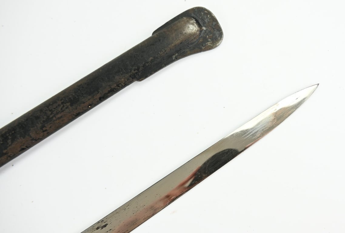 German WH Officer Lionhead Sword with Portopee