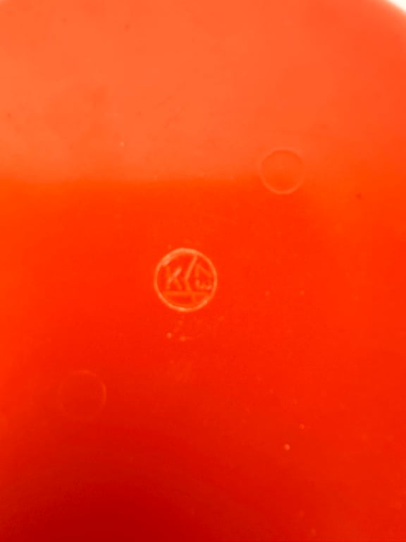 Butter Dish German (orange)