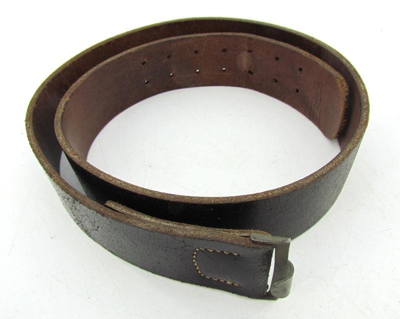 WH/SS Leather Equipment belt ( RB Numbered )