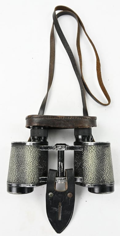 German WH Binocular 6x30 in Carrying Case
