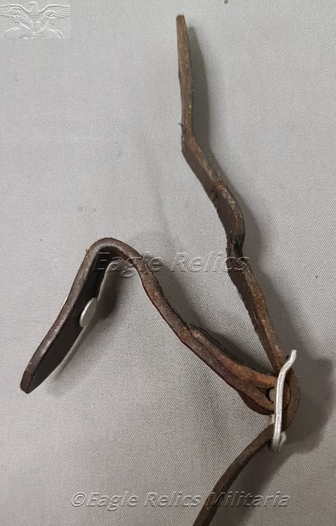 Early Leather Chinstrap for the combat Helmet