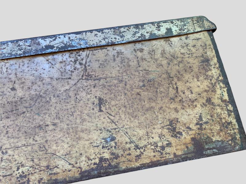 MG 34/42 Steel Ammo Case -shrapnel damage-