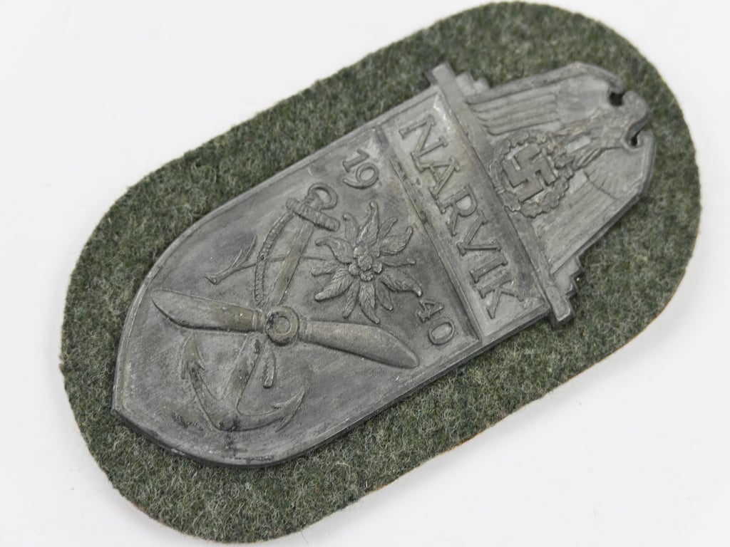 German WH Narvik Campaign Shield