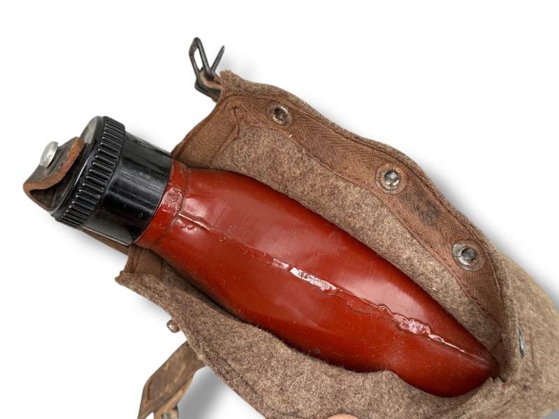 Chocolate Brown Bakelite Cup and Canteen