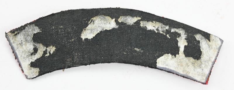 British WW2 RAOC Printed Shoulder Title