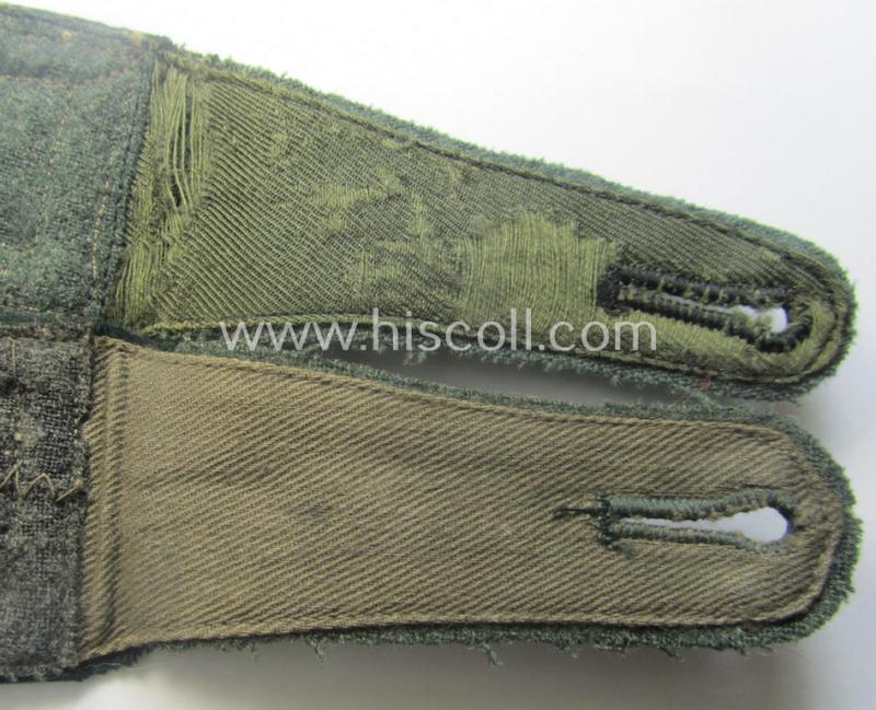 Pair of WH (Heeres), 'cyphered', so-called: 'M36'-pattern and/or pointed-styled (ie. generic-styled!) NCO-type shoulderstraps: 'Feldwebel des Panzerjäger-Abtlgs. 8'
