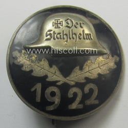 Rarely seen, enamelled lapel-pin: 'Der Stahlhelm' - Bund...