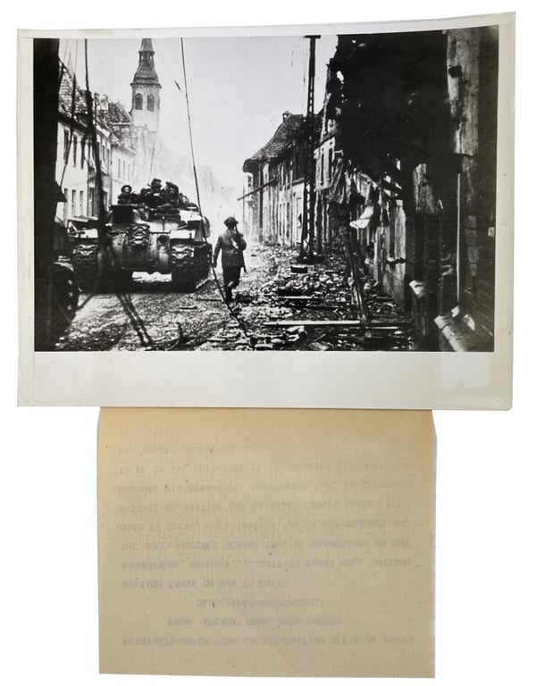 British WW2 Operation Veritable Press Photo