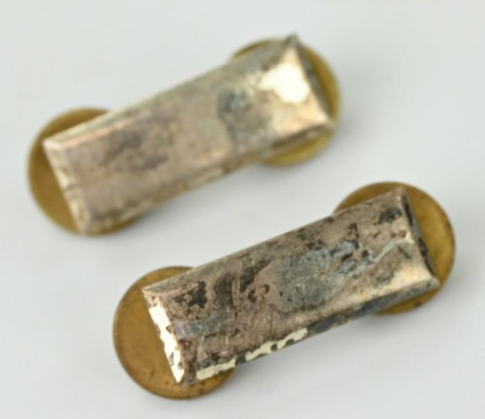 US WW2 1st Lieutenant Rank Bar Set