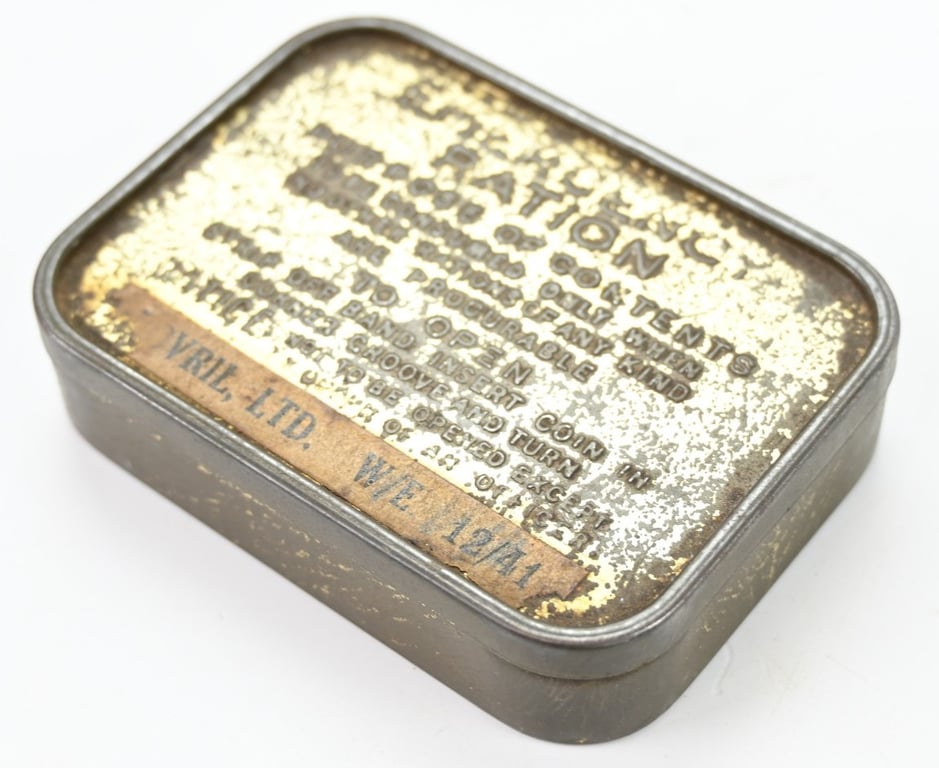 British WW2 tin can of Emergency Ration