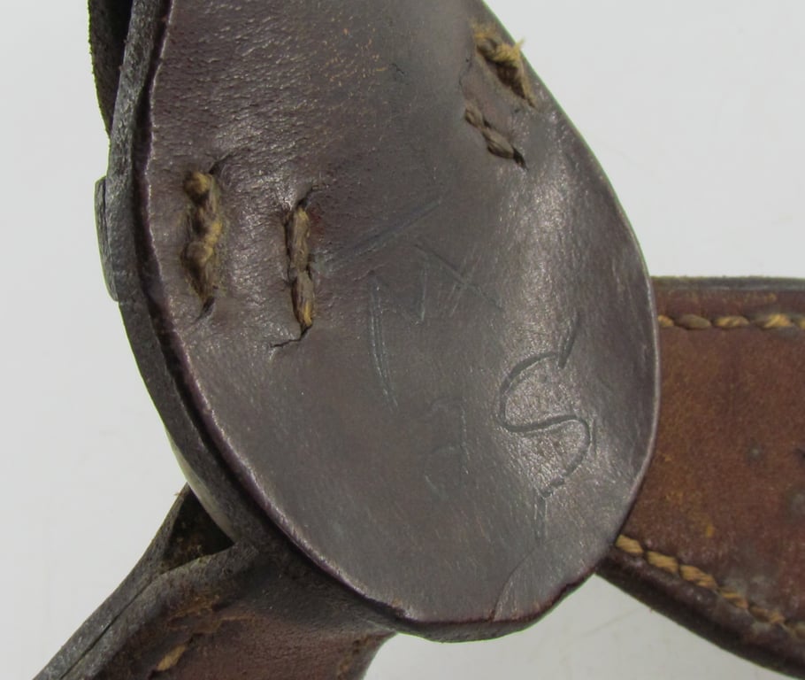 Early Wehrmacht Y-Straps – 1940 "Hidden-Stitch"