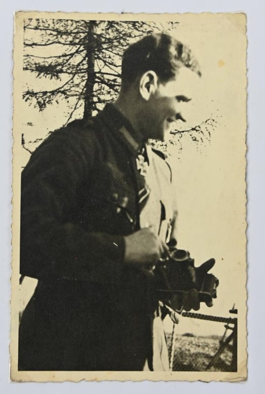 German WH Picture of Knight's Cross Recipient Werner Wrangel