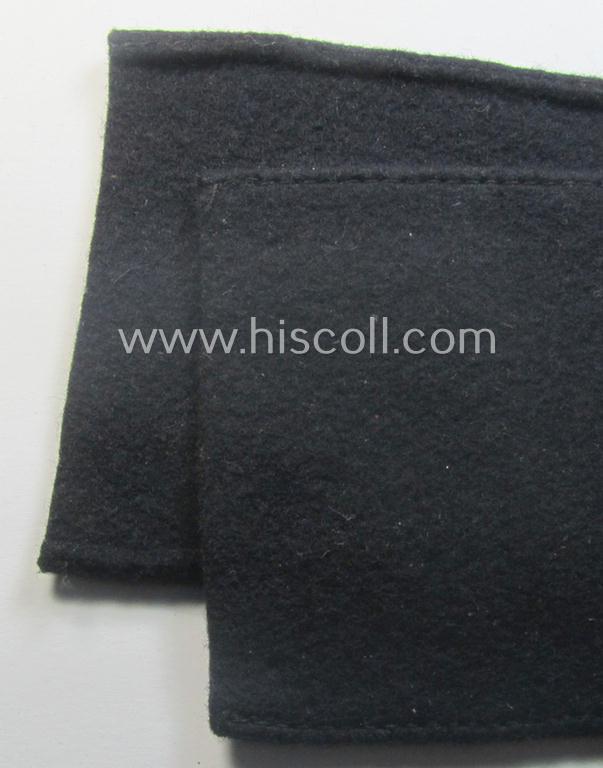 'Nationalsozialistischer Kriegsopferversorsung'- (ie. 'N.S.K.O.V.'-) related smooth-woolen-based armband (ie. 'Armbinde') showing a typically centered- and/or 'BeVo'-woven patch period-attached