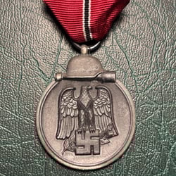 Eastern Front Medal with Ribbon "65" Klein &...