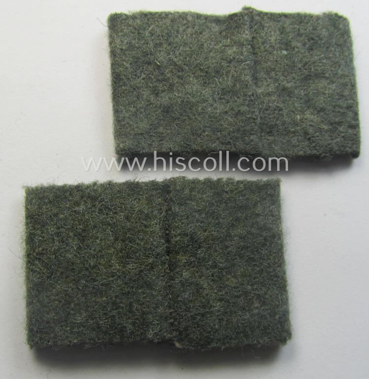 Pair of WH (Heeres) 'Panzer o. Panzerjäger'-related, 'Schulterstück-Überschuben': 'Soldat des Panzerabwehr-Abtlgs. 33'