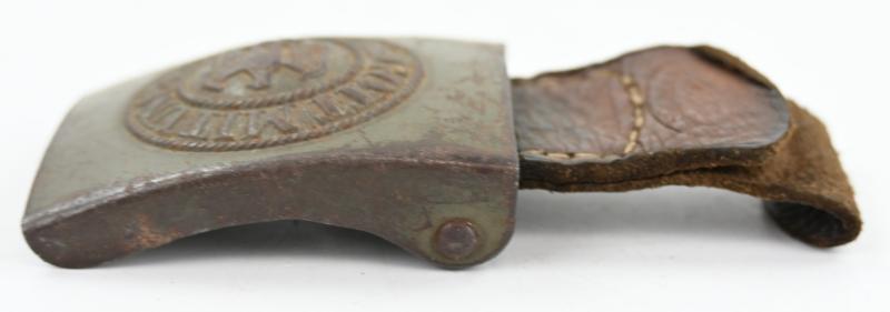 German WH Beltbuckle with Tab 'E.Schneider'