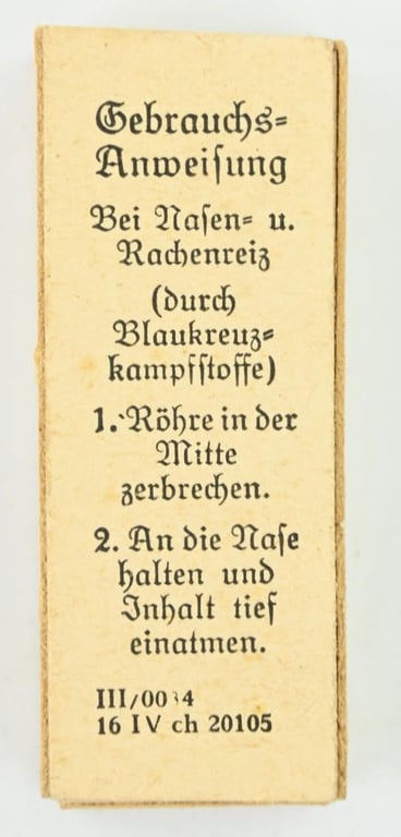 German Third Reich Medical 'Riechmittel' in box