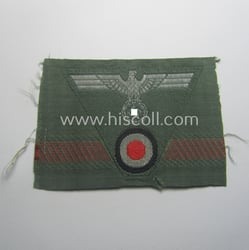 WH (Heeres) officers'-pattern: 'M41/M43-pattern'-cap-eagle/cocarde (cap-trapezoid or: 'Mützentrapez') as...