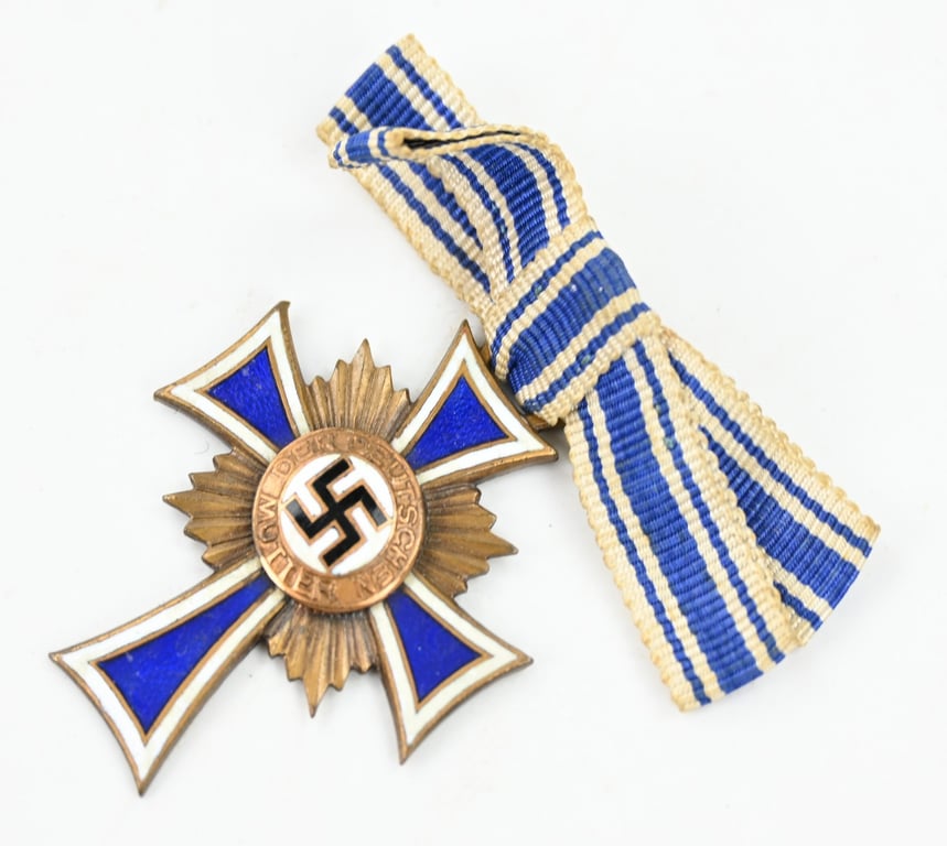 German Mother's Cross in Bronze Brooche