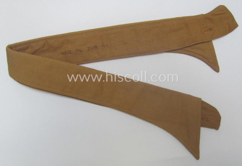 'Virtually mint- ie. unissued', N.S.D.A.P. 'standard-issue'-pattern, beige-brown- (ie. 'braunes'-) coloured: 'under-the-tunic'-shirt (ie. 'Braunhemd nach Vorschrift') with its removable collar and period 'RzM'-tag still attached