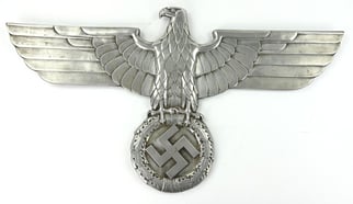 German Third Reich Rare 29'' Railway Eagle