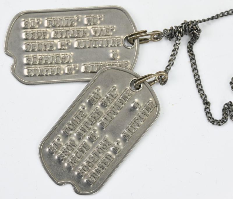 US WW2 Dog-tag Set 'Edward W. Williams'