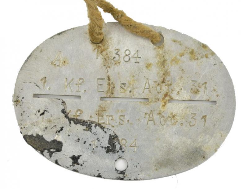 German WH Kraftfahrer Dog-Tag