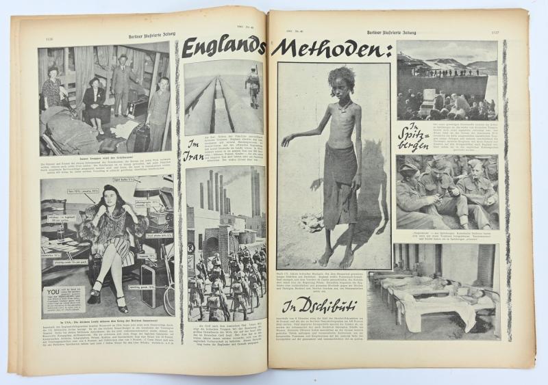 German Berliner Illustrierte Zeitung Newspaper 1941