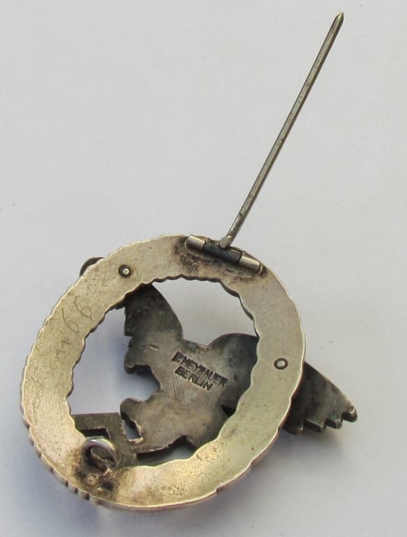 Luftwaffe Observer Badge by P. Meybauer, Berlin – Early Tombak/Buntmetall