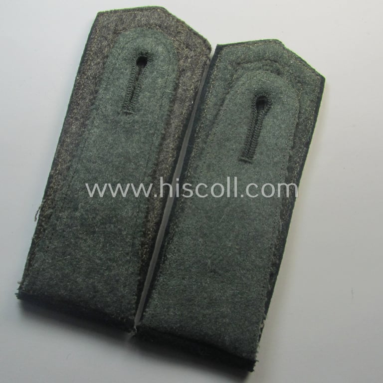 Pair of WH (Heeres), 'cyphered' so-called: 'M36'-pattern and/or pointed-styled (ie. generic-styled!) NCO-type shoulderstraps: 'Feldwebel des Infanterie-Rgts. 95'