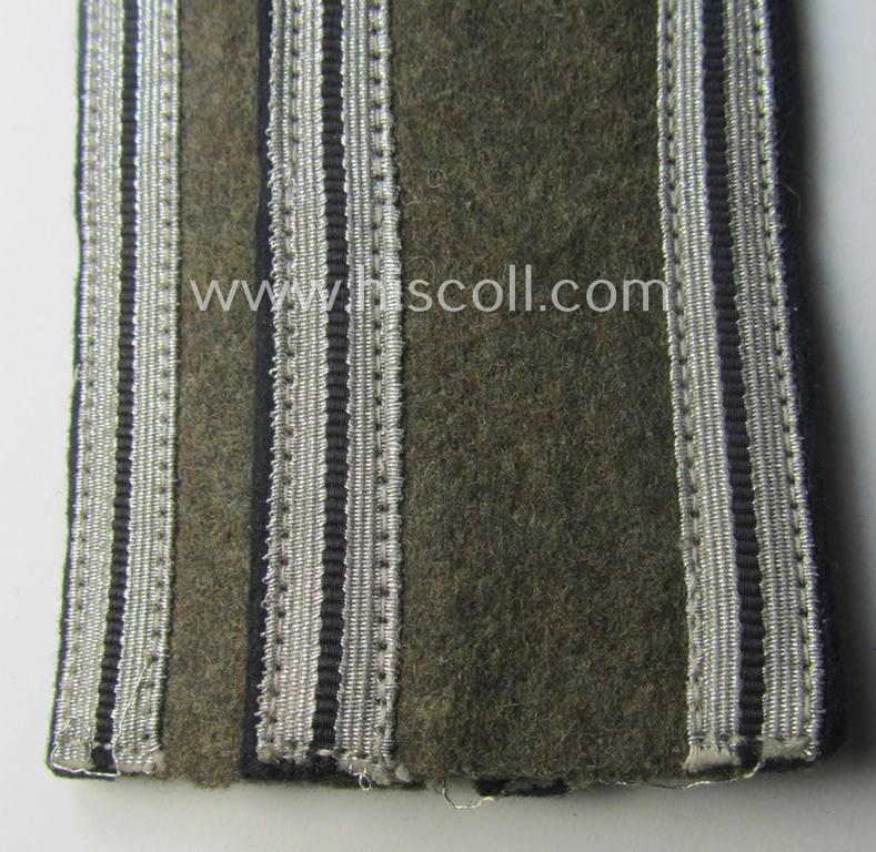 Pair of RAD (ie. 'Reichsarbeitsdienst') NCO-type shoulderstraps (being of the 2nd pattern as used in the period between 1936-41) as was intended for an: 'RAD-Truppführer' (comparable with an: 'Uffz.'-rank)