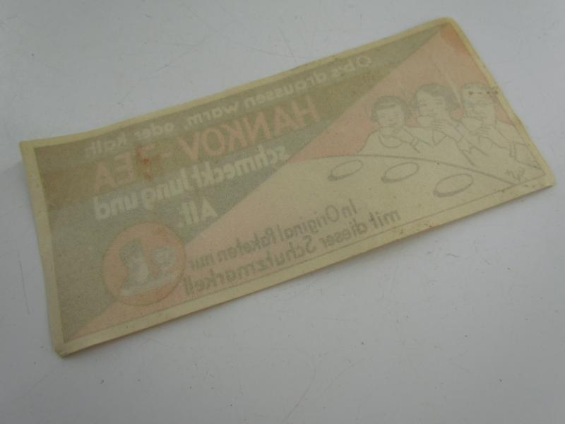 Advertising Label Hankov Tea