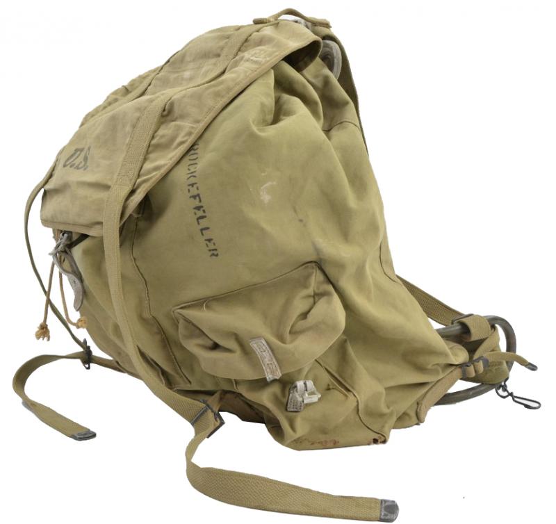 US WW2 Bergan Rucksack Named