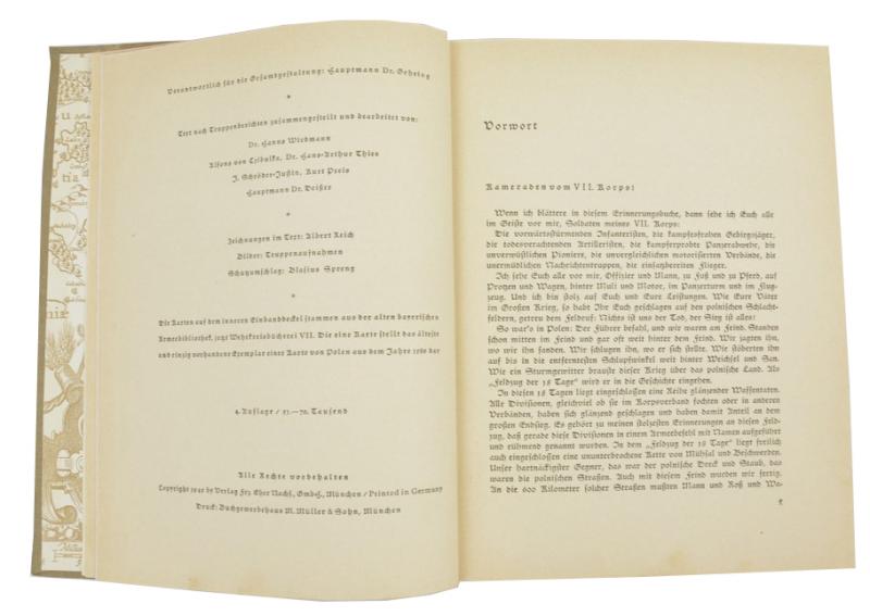 German WH Book 'Wir Zogen Gegen Polen'