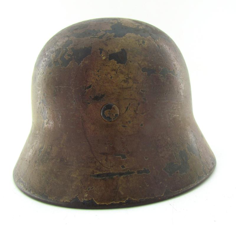 M35 Luftwaffe double decal ‘Normandy’ camouflage helmet SE64