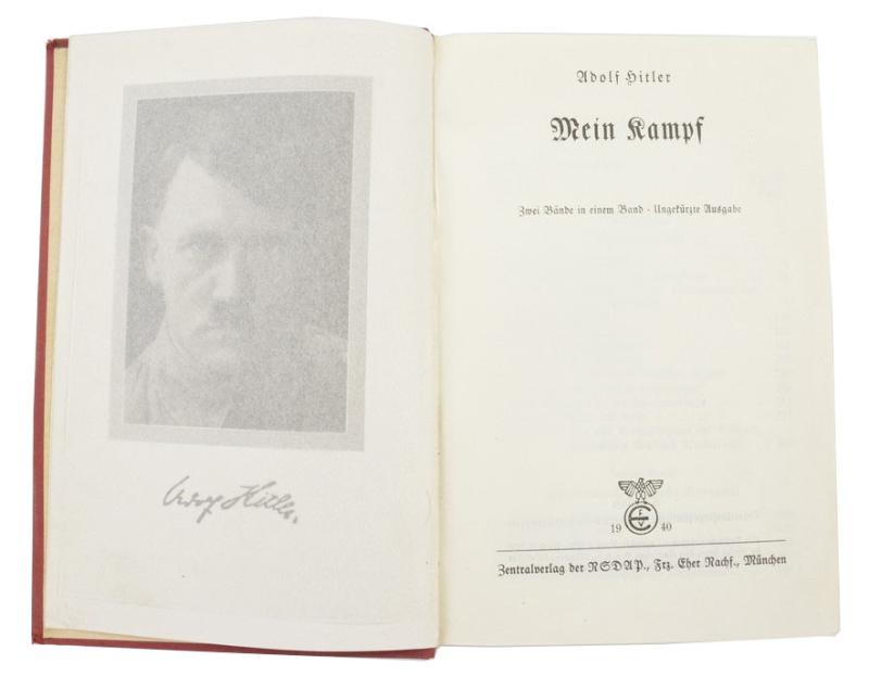German Mein Kampf Pocket Book 1940