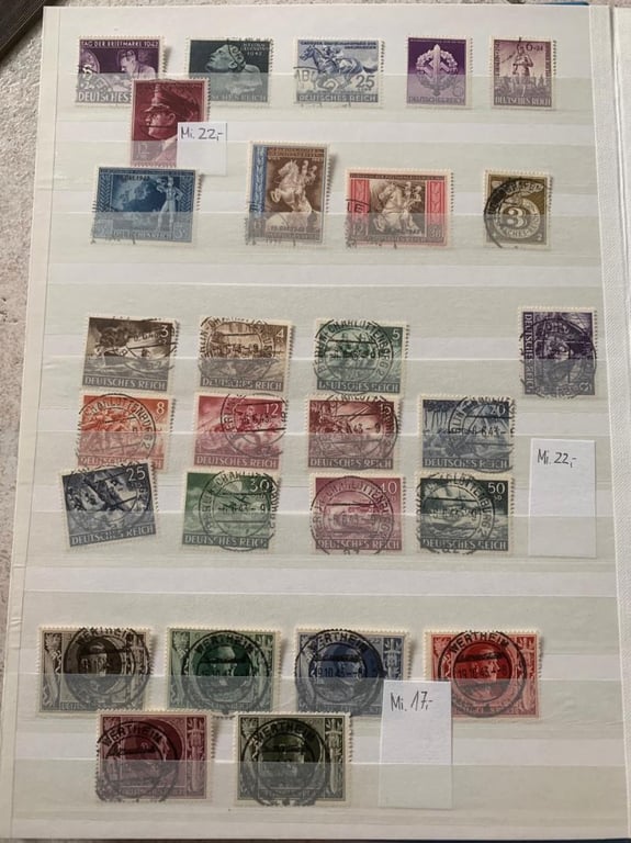 Stamp Album Number Two With Content