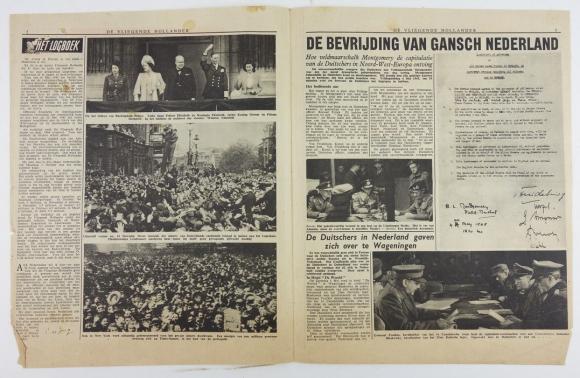 Allied/Dutch Flyer “De Vliegende Hollander” 10 May 1945 Last Edition