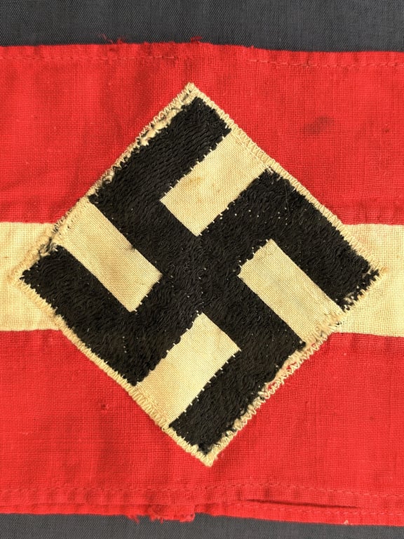 WWII GERMAN AUTHENTIC THIRD REICH HITLER YOUTH ARMBAND.