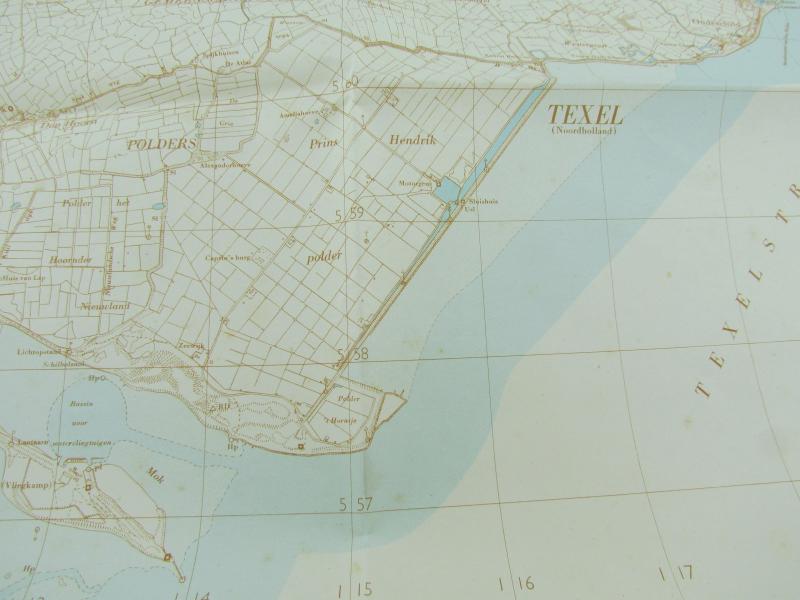 Wehrmacht  "Truppenkarte" Den Helder 1939